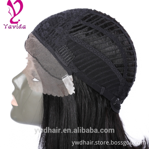 8-26" human hair lace front wig 100 brazilian virgin hair full lace wigs Glueless bob style human hair wig